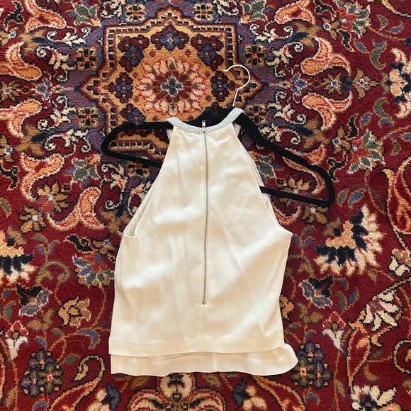 Metallic silver halter top - Picture 3 of 3